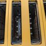 Mustard yellow 4 slice toaster and bread bin Image 4
