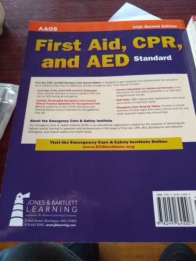 AAOS First Responder course books