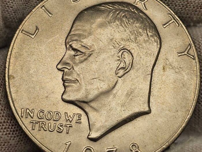USA United States 1978 Eisenhower 1 Ike Dollar Apollo 11 Moon  Landing