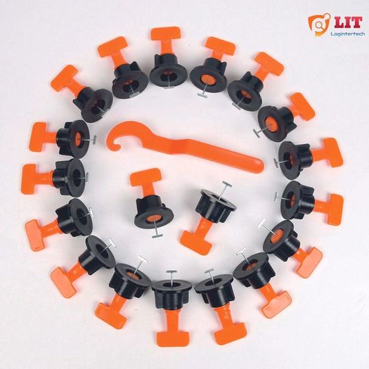 50/250pcs Tile Leveling System Kit Reusable Tile Spacer Wall Floor Clips Tool
