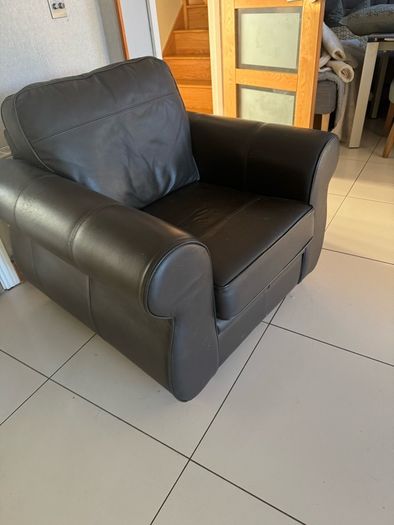 Leather Brown Armchair