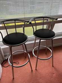 Rotating Chair Stools Set