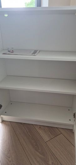 Ikea Billy/ Oxberg 2 door bookcase