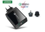 Ugreen QC 3.0 Dual USB Fast Charger 36W Wall Charger EU/UK Plug  (Brand New/Warranty)