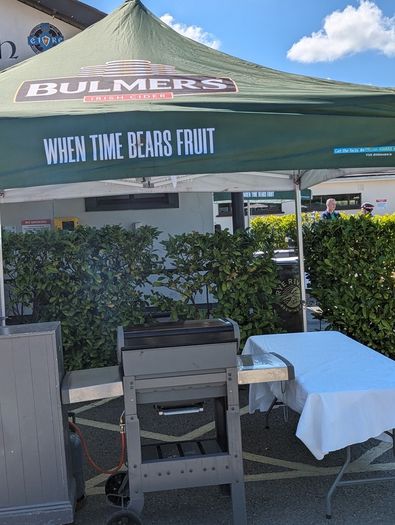 Beer Garden - Bulmers wind breakers & Canopies