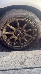 Jr11 alloys and tyres
