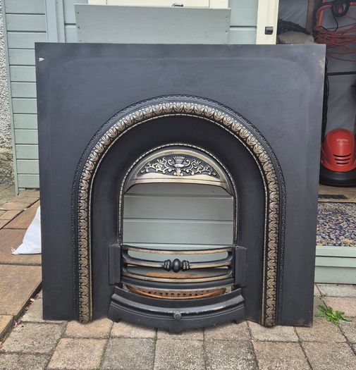 fireplace surround cast iron
