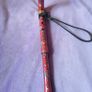 Fancy Design Red Walking Stick Image 2