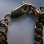 Vintage 9c 375 Gold Solid Yellow Gold  Link Bangle Bracelet L-8" 8.6 g and Box Image 6
