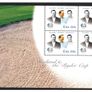2005 Ireland Ryder Cup Commemorative Stamps Booklet Mint Never Hinged (MNH) with images of booklet shown in ad. Hibernian HB128. Image 4