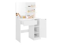 main image for ad Dressing table with shelves and drawer white