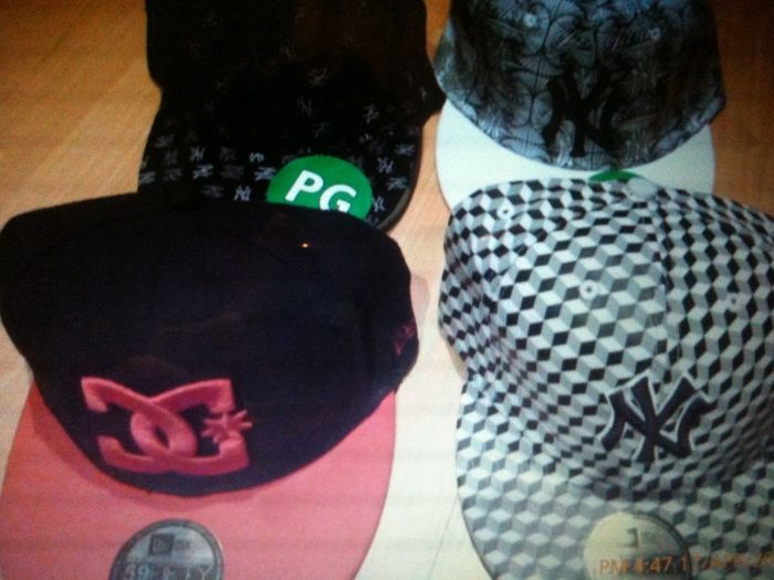 4 cheap hip-hop caps/hats