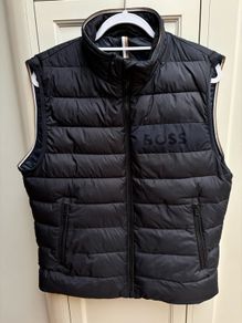Hugo Boss menswear gilet navy blue