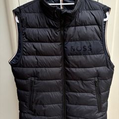 Hugo Boss menswear gilet navy blue