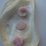 Pink Druzy Agate beads. jewellery making supplies,Craft supplies Image 2