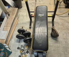 Bench and weights