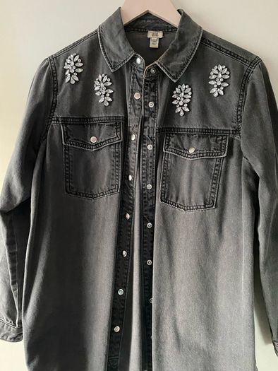 2 River Island denim shirts