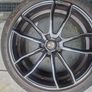 Set of 4 Axe Design Alloy Wheels, Multi-Spoke Black & Polished Image 4