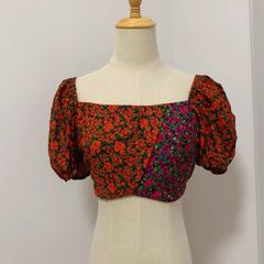 Floral Crop Top  Size UK 4