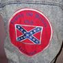 Vintage Country Western sleeveless acid wash denim jacket Image 4