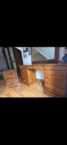 Dressing table  locker mirror