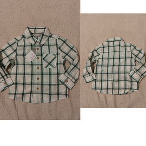 kids check shirt, new with tags