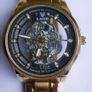 LIGE Mens Watches Skeleton Quartz Wristwatch Image 3