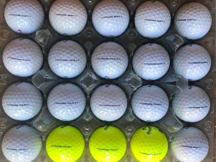 20 used Callaway Chrome Soft/Tour golf balls
