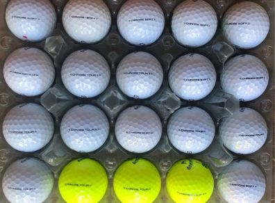 20 used Callaway Chrome Soft/Tour golf balls