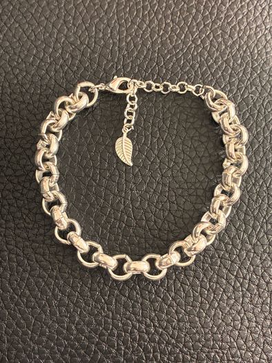 Silver Plated Rolo Bracelet