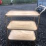Vintage Mid-Century 3-Tier Drinks Trolley Image 4