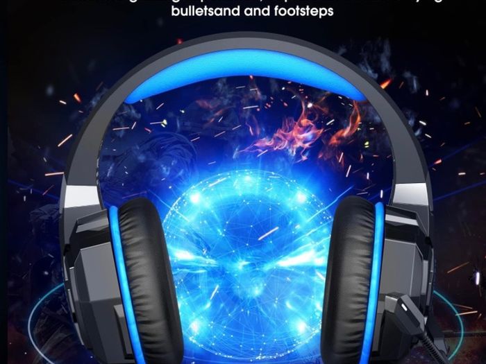INSMART PS5 PS4 Headset, PC Gaming Headset Over-Ear Gaming Headphones with Mic RGB Light Noise Cancelling & Volume Control for Laptop Mac New Xbox One PS4 PS5 (FREE SHIPPING)