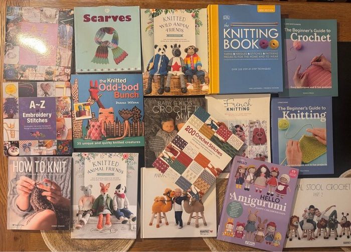 Knitting, Crochet & Embroidery Books