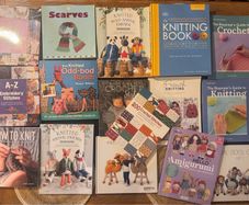 Knitting, Crochet & Embroidery Books