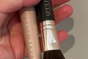 Fenty foundation brush and Sculpted blush brush