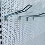 Premium Gloss White Peg Board Display Stand - Shops / Exhibitions - 50 Free Hooks!! Image 4