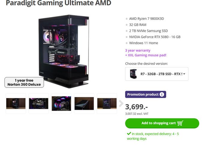Paradigit Gaming Ultimate AMD