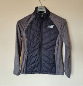 New balance quilted fleece jacket light Size small ptp 19" in like new condition