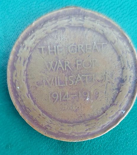 Ww1 1914 Munster FUSILIERS  Victory Medal
