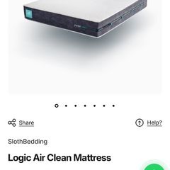Brand New, Custom Made Sloth Bedding Logic Air Clean King Size Mattress 5412138148