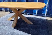 Ex Display Oak Dining Table 200cm