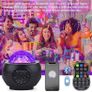 BIG SALE Star Lights Projector, 3 in 1 LED Night Galaxy Starry Light Projector for Bedroom, Space Projector Decorative Galaxy Light Sky Star Lite Bluetooth USB Colour Changing Music Night Light for Kids Adults Image 4