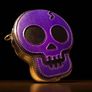 hand made leather skull bag Image 3
