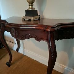 Console table solid wood