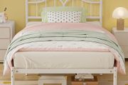 Single Bed Frames with Vintage Headboard, 3ft