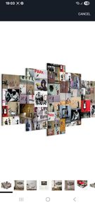 Banksy collage canvas ready to hang