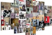 Banksy collage canvas ready to hang