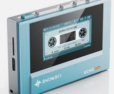 SnowSky/FiiO Echo Mini HiFi New Bluetooth MP3/FLAC Player, 15 Hour Playback, Independent Volume Control with 3.5mm/4.4mm Headphone Outputs (SkyBlue)