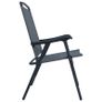 Folding Garden Chairs 2 pcs Texilene Grey Image 7