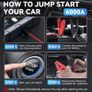 ZUKAKA 6000A Car Jump Starter, 26800mAh Battery, 12V (Gas & Diesel) Image 7